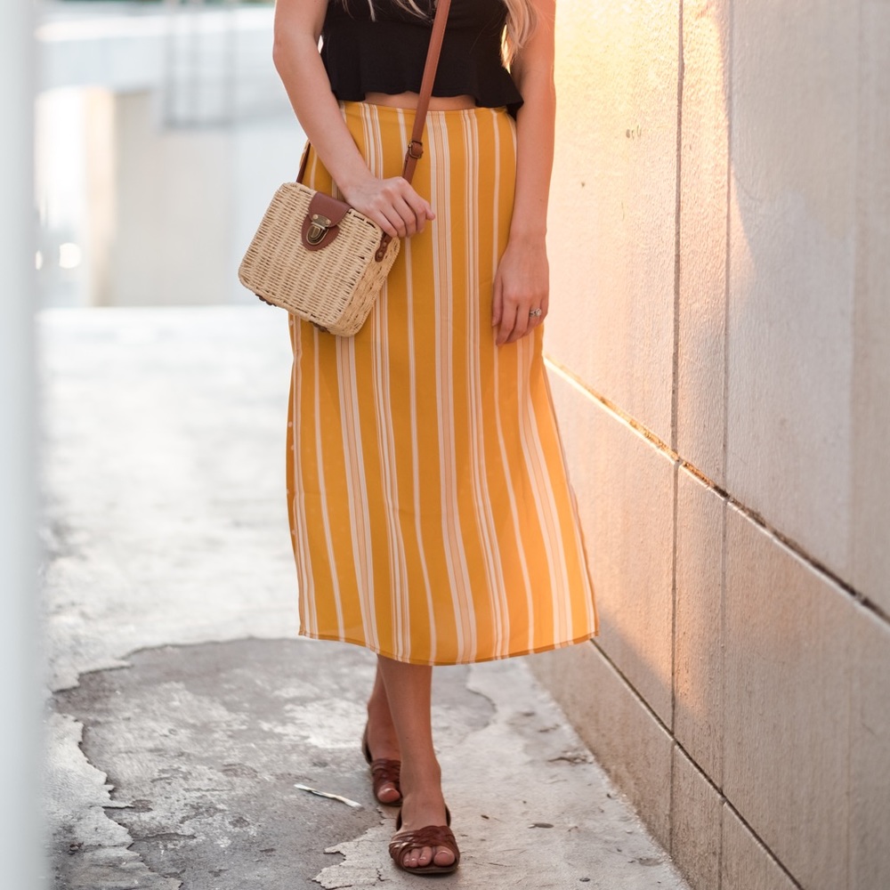 UO midi skirt